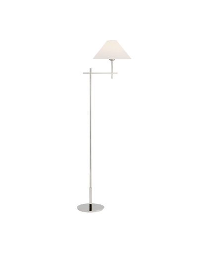 Hackney golvlampa nickel