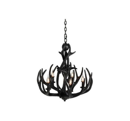 Antler takkrona svart