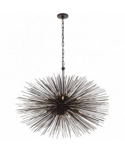 Strada taklampa oval svart M