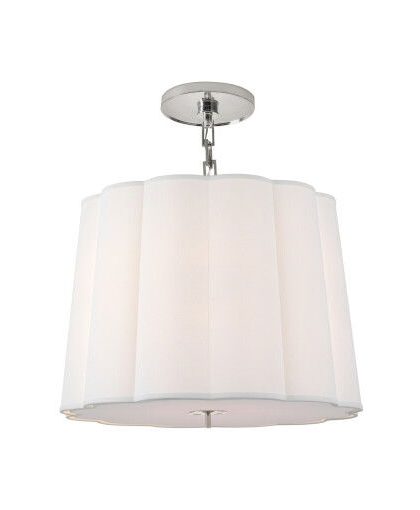 Simple taklampa silver