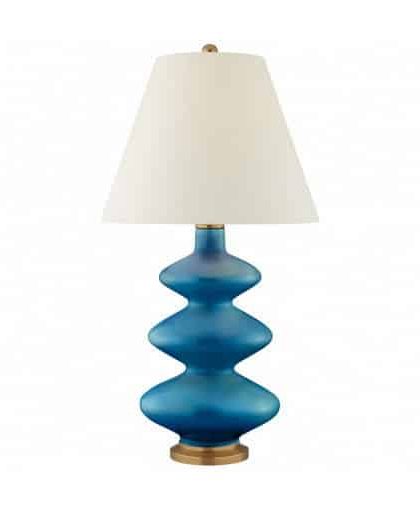 Smith bordslampa Aqua Crackle