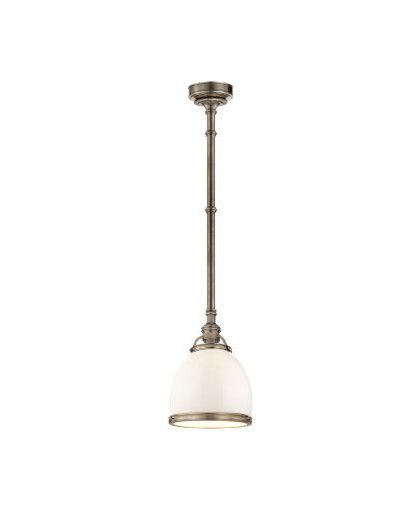 Sloane takpendel antik nickel/vit