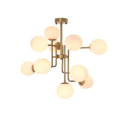 Chase taklampa antik mässing