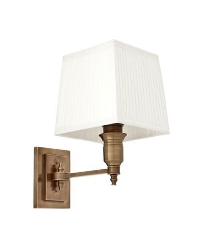Lexington vägglampa mässing vit