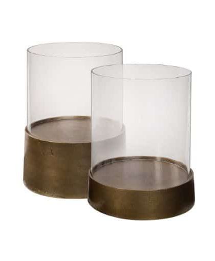 Celano lyktor mässing 2-set
