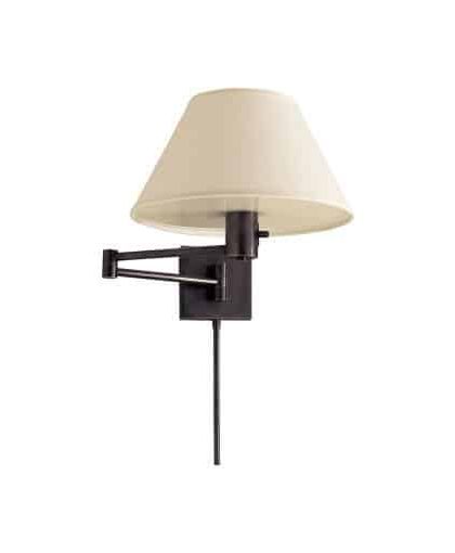 Classic vägglampa brons