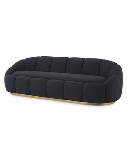 Inger soffa bouclé black