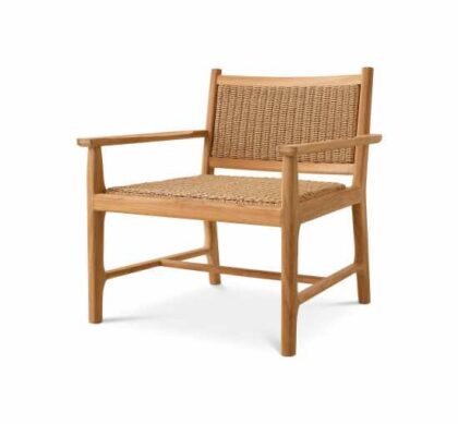 Pivetti fåtölj natural teak