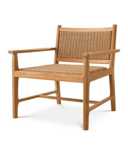 Pivetti fåtölj natural teak