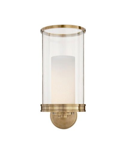 Modern vägglampa mässing