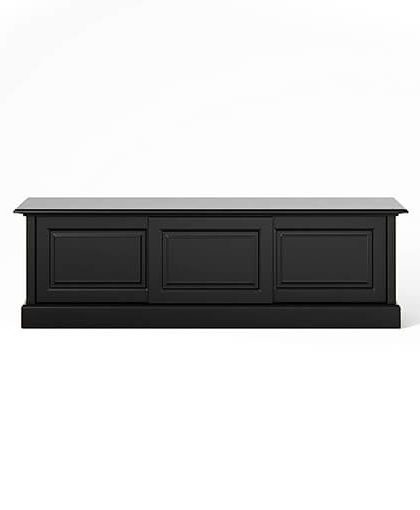 Montauk mediabänk modern black