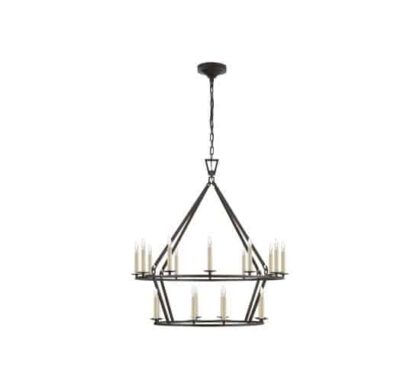 Darlana taklampa dubbel svart M