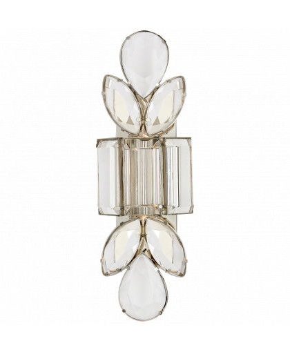 Lloyd Jeweled vägglampa nickel
