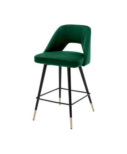 Avorio barstol roche green velvet