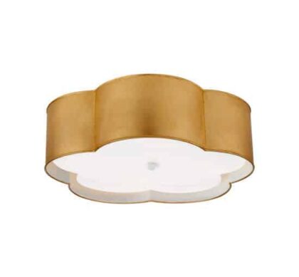 Bryce Flower plafond guld L