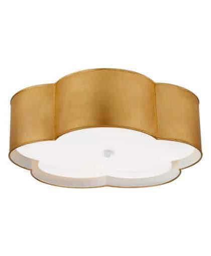 Bryce Flower plafond guld L
