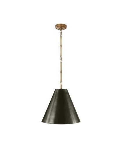 Goodman taklampa antik mässing/brons S