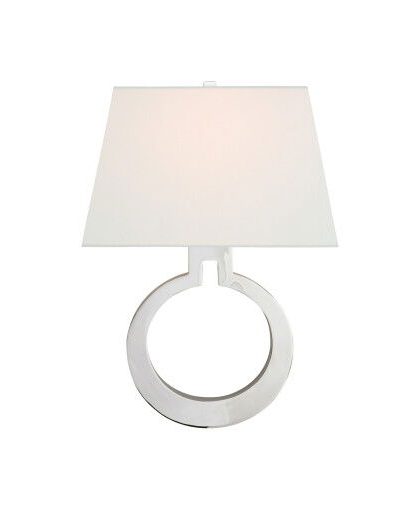 Ring Form vägglampa nickel