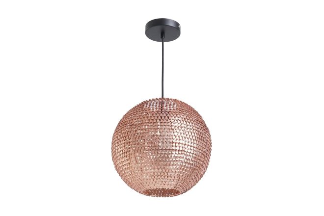 Taklampa seine 30 cm - koppar