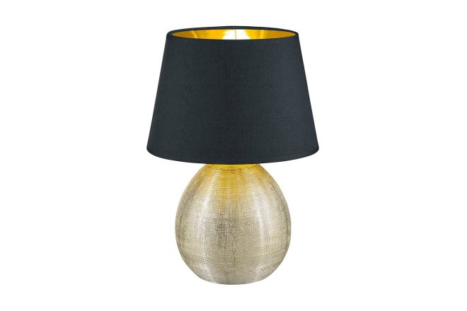 Trio lighting luxor bordslampa 35cm e27 guld -