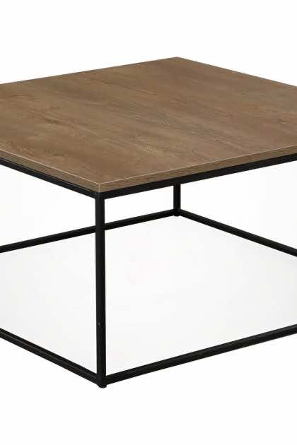 Soffbord ubbeboda 75 cm - brun natur/svart