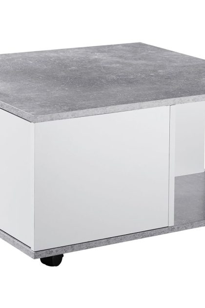 Soffbord kanakares 70 cm - vit
