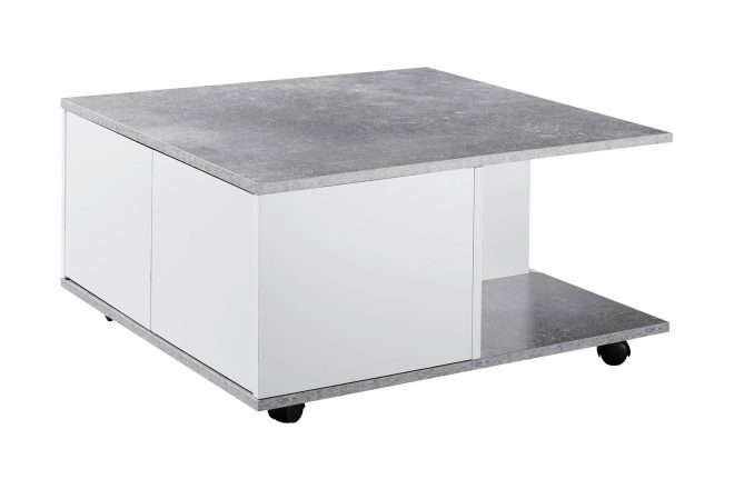 Soffbord kanakares 70 cm - vit