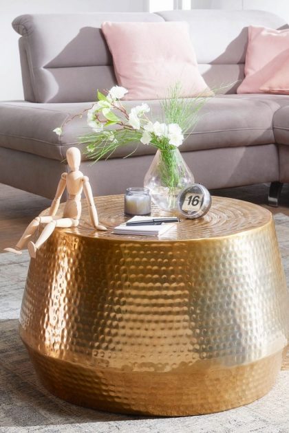Soffbord jeannoel 60 cm - guld