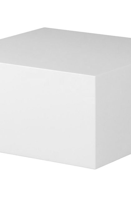 Soffbord stange 60 cm - vit högglans