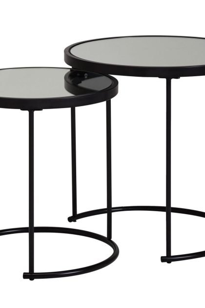 Satsbord rauchelle 50 cm - svart