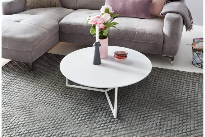 Soffbord ohnstad 80 cm runt - vit