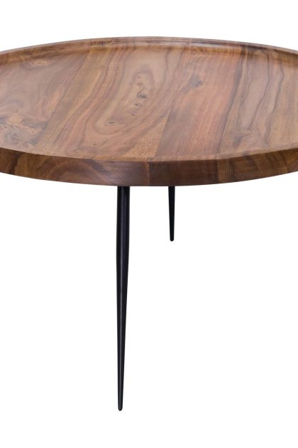Soffbord philby 75 cm - valnötsbrun