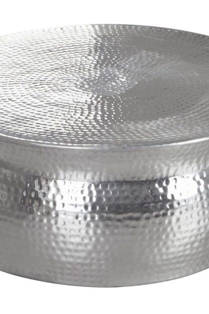 Soffbord vivie 75 cm runt - silver