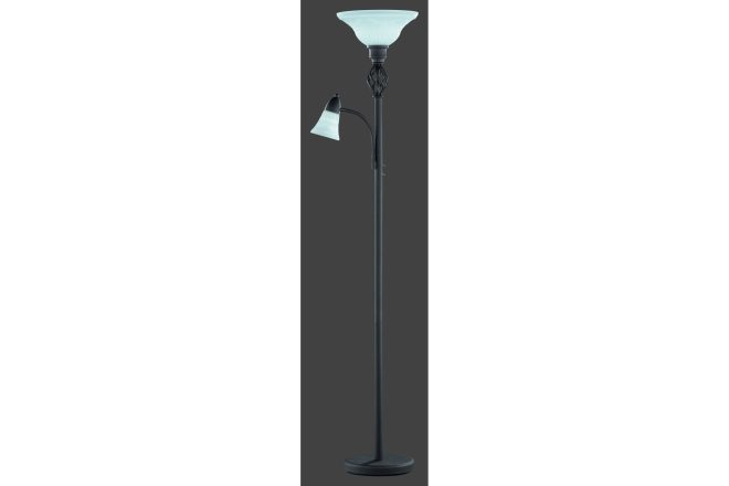 Trio lighting rostica golvlampa uplight e27 + e14 -