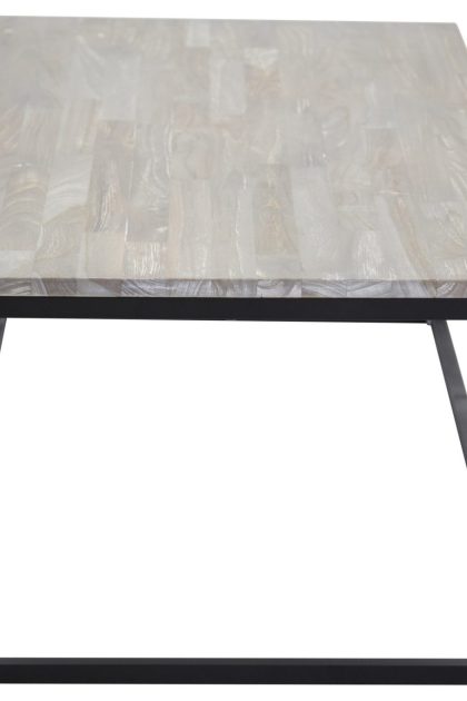 Jepara soffbord 120 cm - brun/svart