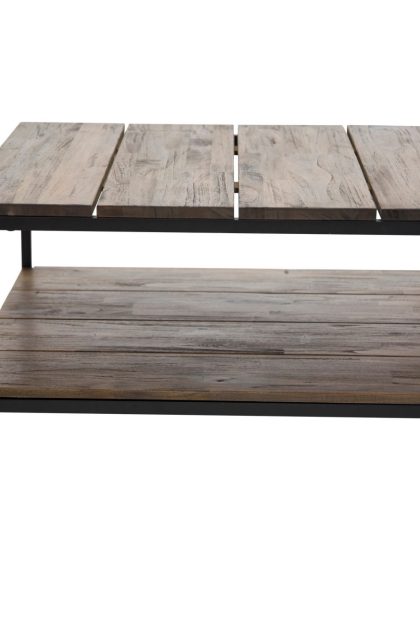 Padang soffbord 80 cm - brun/svart