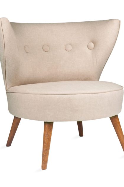 Fåtölj buritica med armstöd - beige