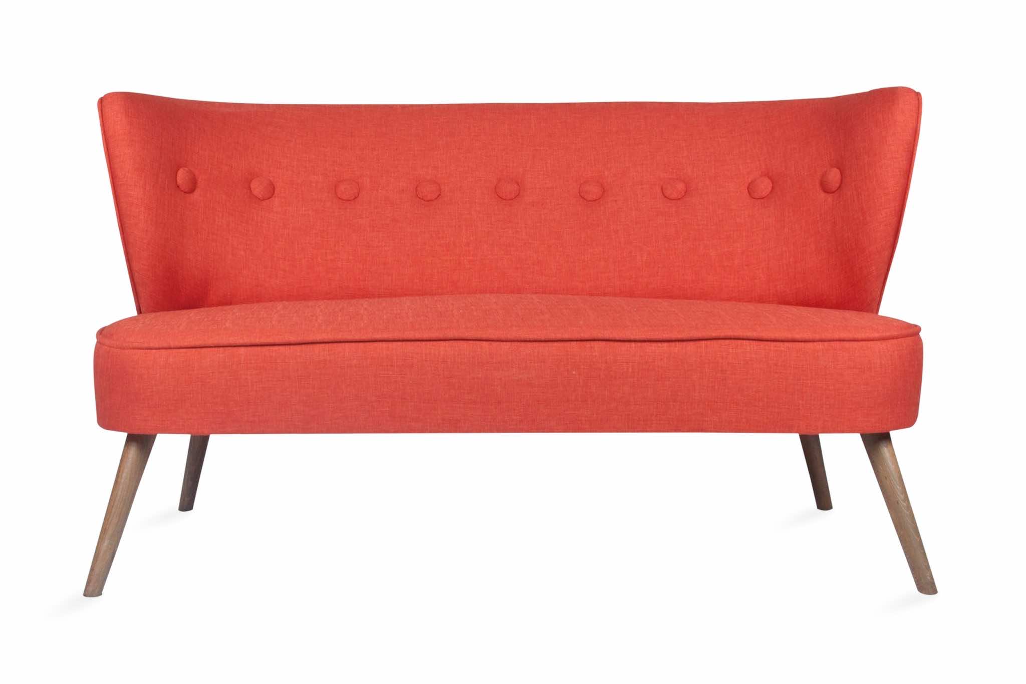 2-Sits Soffa Terriq – Röd – Inredningsvis Shop