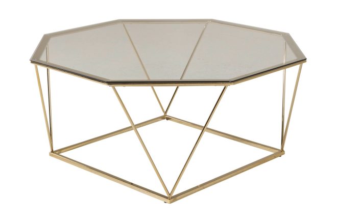 Österlen soffbord 100 cm - transparent