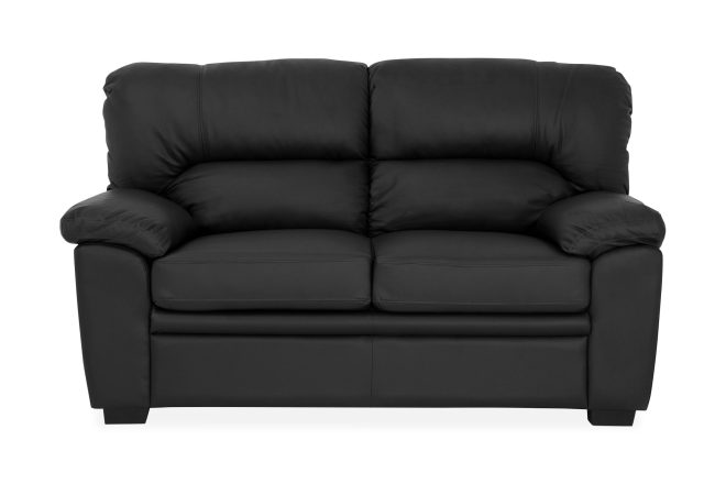 2-sits soffa carrere konstläder - svart