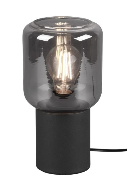 Trio lighting nico bordslampa e27 mattsvart - trio