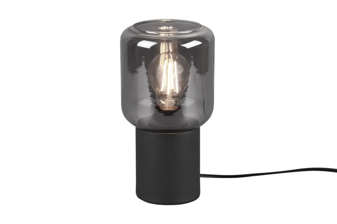 Trio lighting nico bordslampa e27 mattsvart - trio