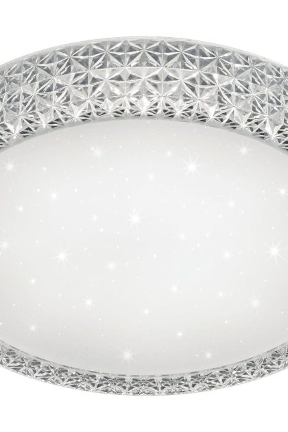 Trio lighting pegasus led plafond 60cm vit - trio