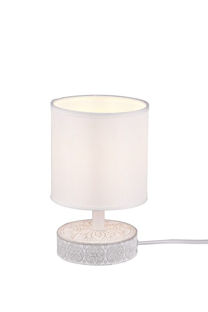 Trio lighting marie bordslampa e14 vit - trio