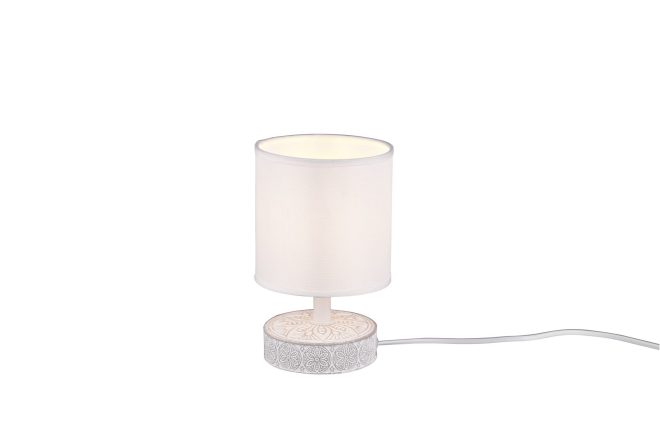 Trio lighting marie bordslampa e14 vit - trio