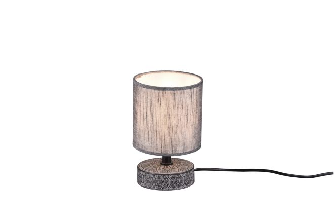 Trio lighting marie bordslampa e14 grå - trio