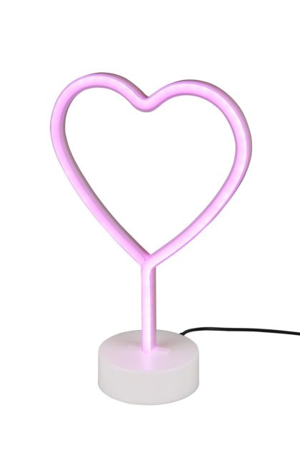 Trio lighting heart led bordslampa vit - trio
