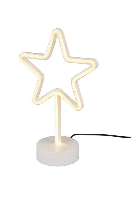 Trio lighting star led bordslampa vit - trio