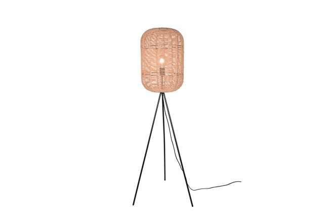 Trio lighting runa golvlampa e27 mattsvart/rotting - trio