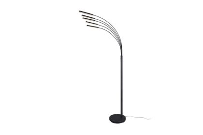Trio lighting reed led golvlampa mattsvart - trio